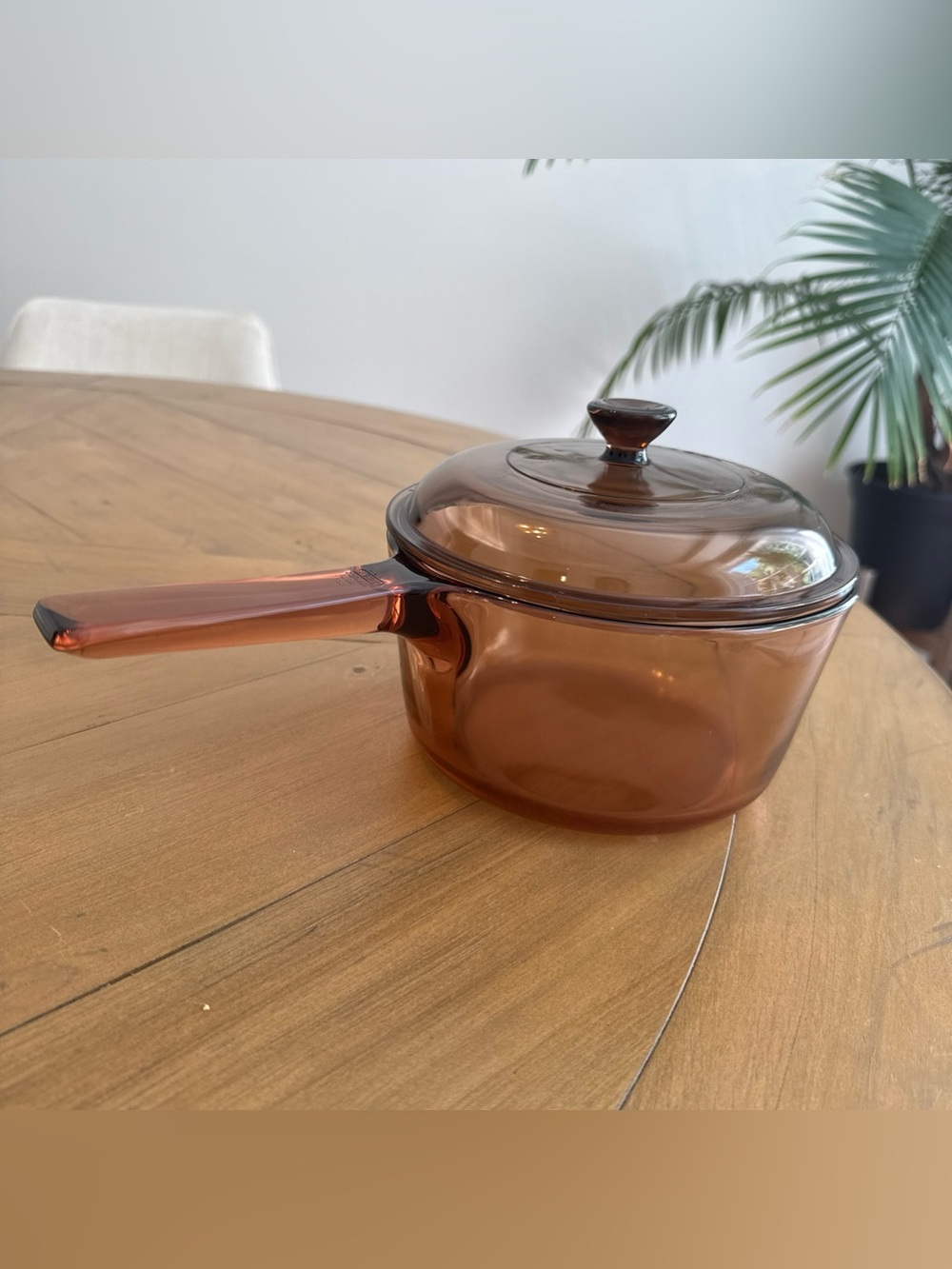 VISIONS  Amber Saucepan 1.5 L  With LID Made in USA